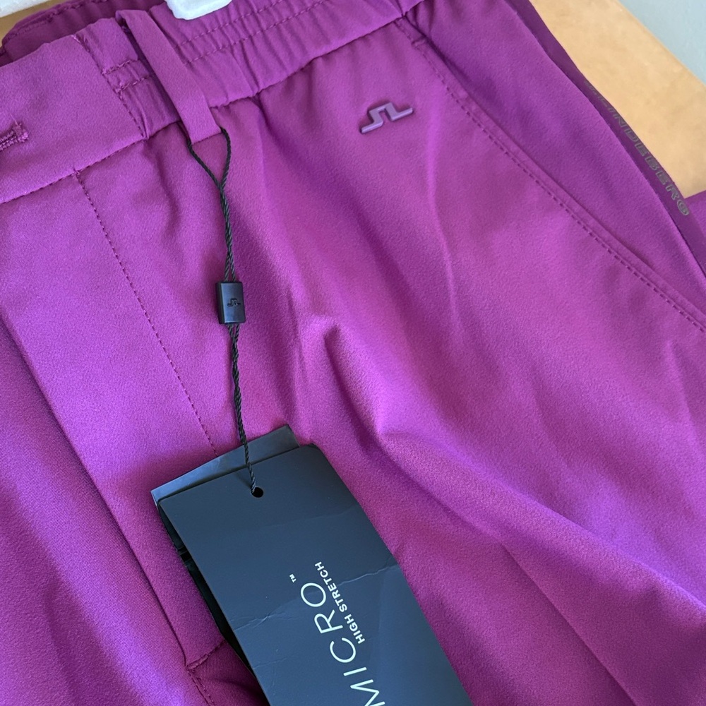 Men's Micro Stretch Jogger Pants - Deep Plum - Picture 4 of 6